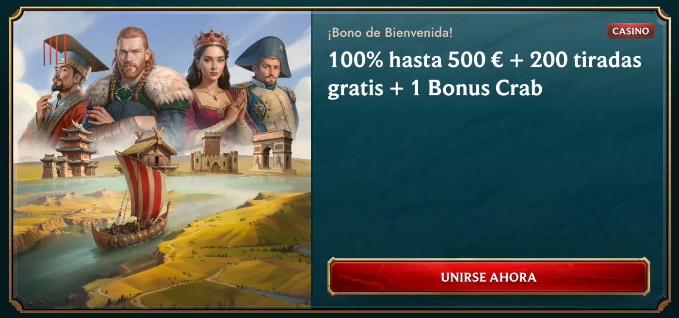 Bono de bienvenida y promociones para jugadores en MyEmpire Casino